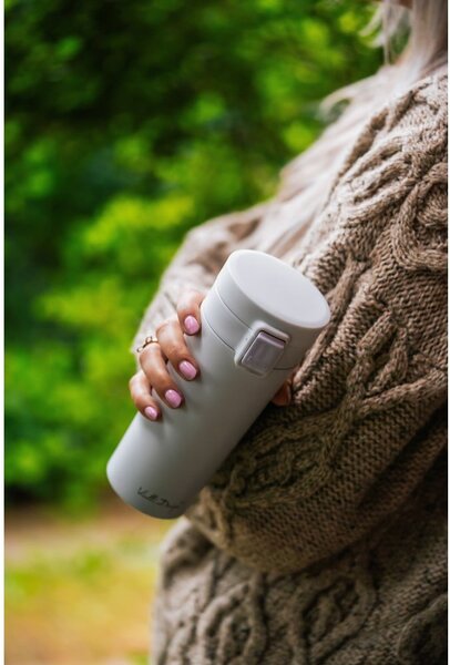 Бял термос за пътуване , 400 ml Fuori - Vialli Design