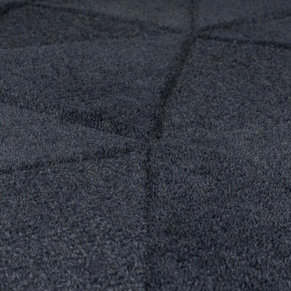 Кръгъл килим Shard Dark grey 160x160 cm, Flair Rugs