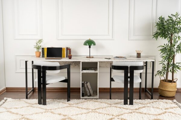 Бюро Twin Study Desk Жълто