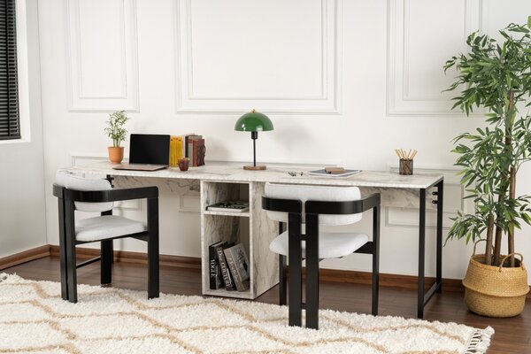 Бюро Twin Study Desk Жълто