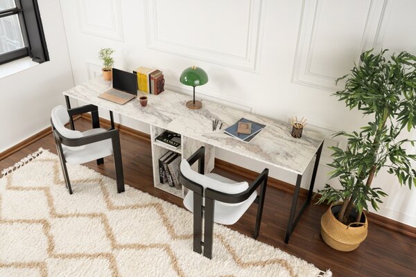 Бюро Twin Study Desk Жълто