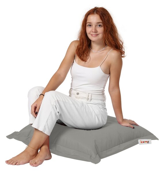 Външна възглавница Cushion Pouf сив