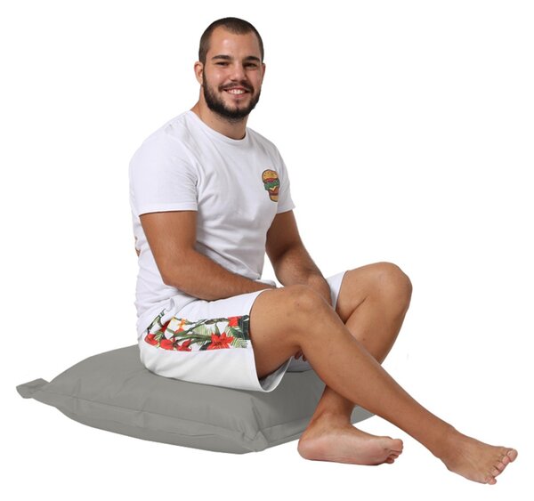 Външна възглавница Cushion Pouf сив