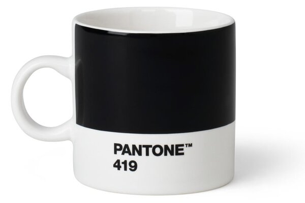 Черна керамична чаша за еспресо 120 ml Espresso Black 419 - Pantone