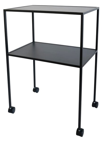 Метална маса за сервиране на колела 40x60 cm Trolly - Spinder Design
