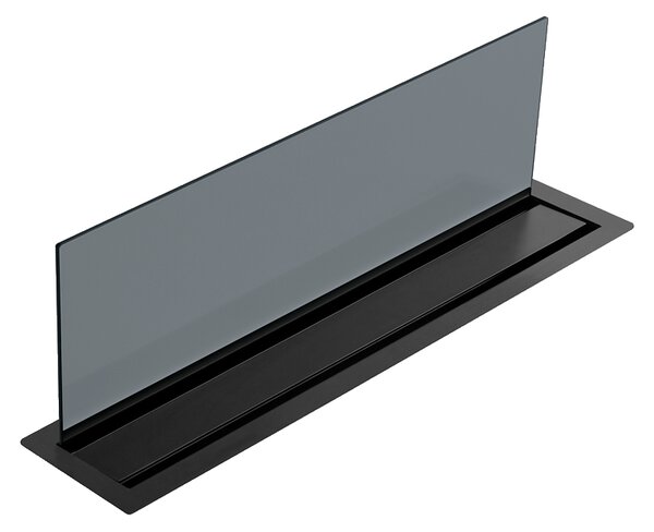 Абсорбатор за вграждане в плот BARAZZA Lab Evolution, 90 см, черен мат