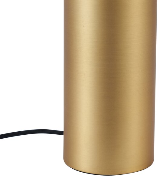 Модерна настолна лампа месинг 24 см - Cylinder