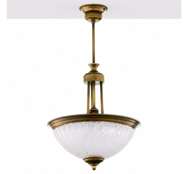 Jupiter 2134 - Полилей на тръба CARMEN 1xE27/15W/230V бронз/патина