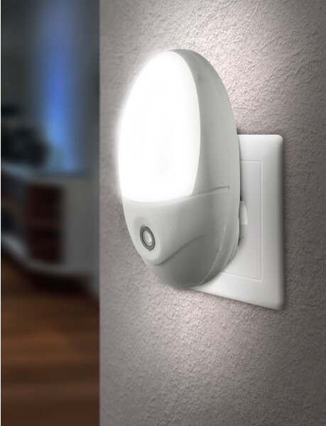Globo 31934W - LED Лампа за ориентация за контакт CHASER 4xLED/0,6W/230V