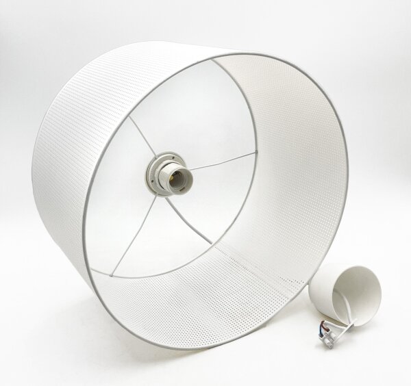 Полилей на кабел SIRJA PLISADO 1xE27/15W/230V Ø 35 cm бял