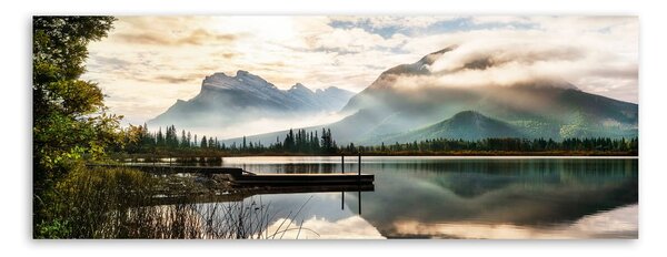 Живопис върху платно , 150 x 60 cm Lake - Styler