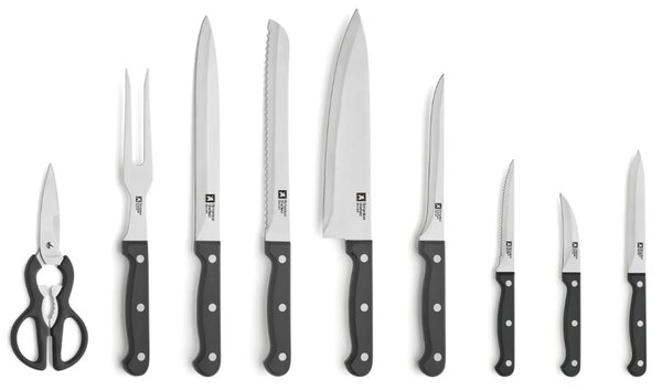 Richardson Sheffield Комплект ножове ARTISAN 9 бр. в дървен блок