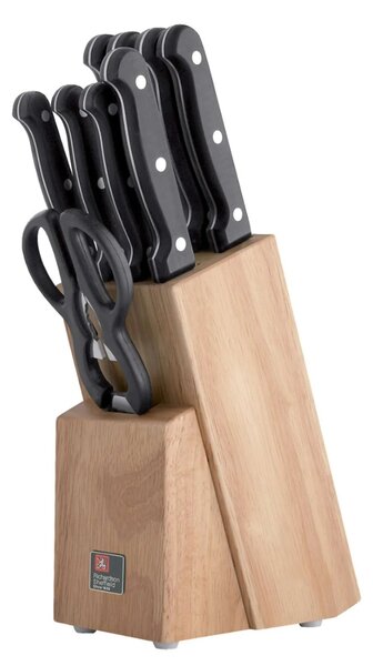 Richardson Sheffield Комплект ножове ARTISAN 9 бр. в дървен блок