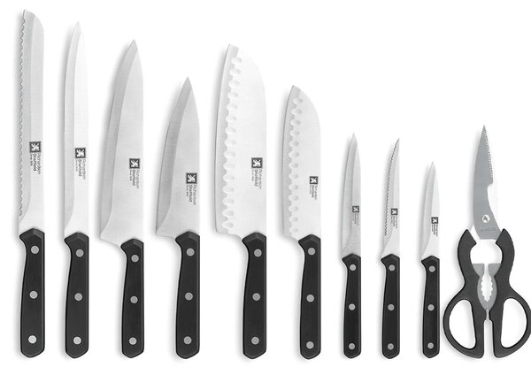 Richardson Sheffield Комплект ножове CUCINA 10 бр. в дървен блок