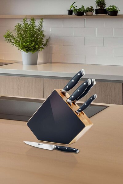 Richardson Sheffield Комплект ножове GRAND CHEF 5 бр. в дървен блок