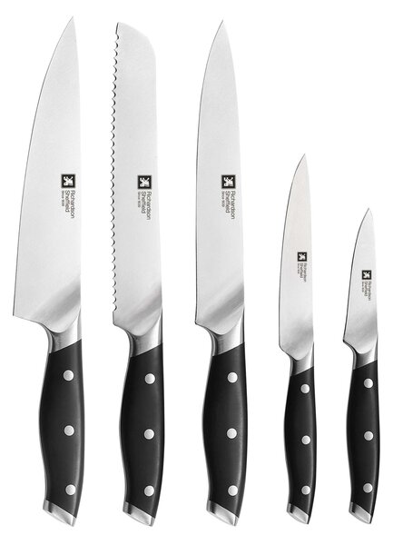 Richardson Sheffield Комплект ножове GRAND CHEF 5 бр. в дървен блок