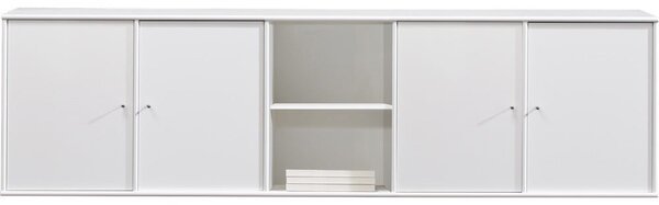 Бял нисък скрин с чекмеджета 220x61 cm Mistral - Hammel Furniture