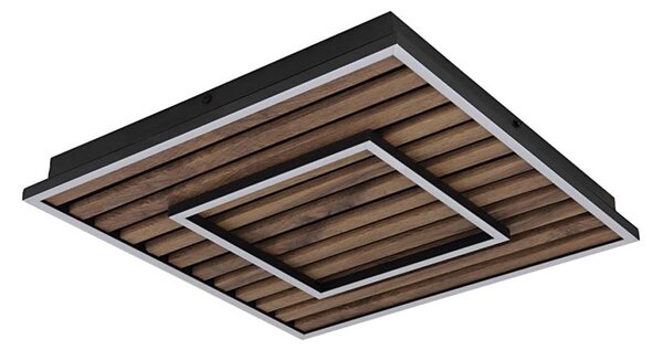 Globo 67345D1 - LED таванно осветително тяло WOODY LED/36W/230V 3000K 45x45 см