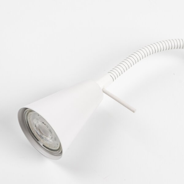 LED лампа с щипка 1xGU10/4,7W/230V бяла
