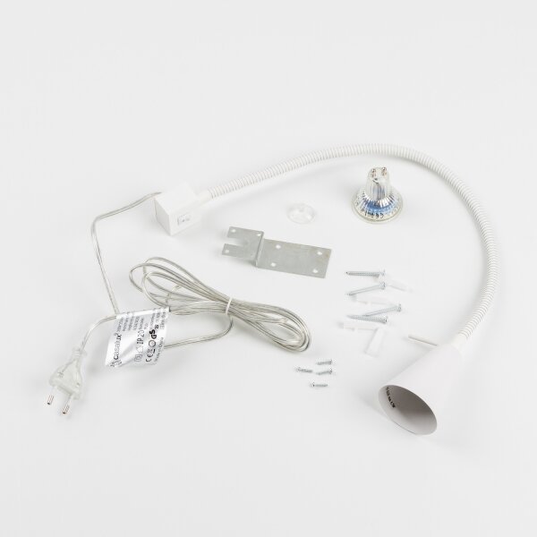 LED лампа с щипка 1xGU10/4,7W/230V бяла