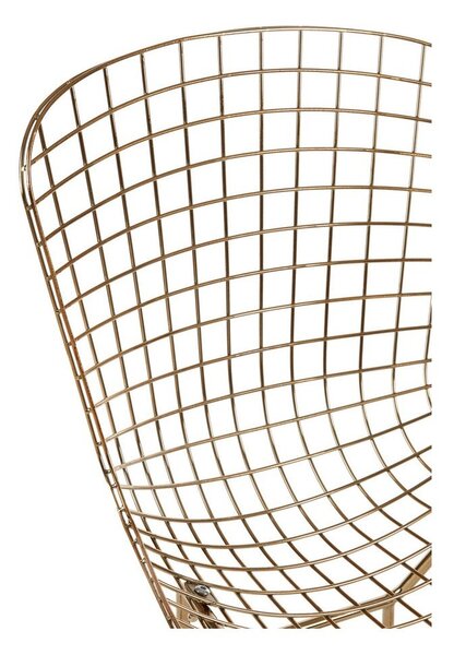 Метален трапезен стол в златист цвят District – Premier Housewares