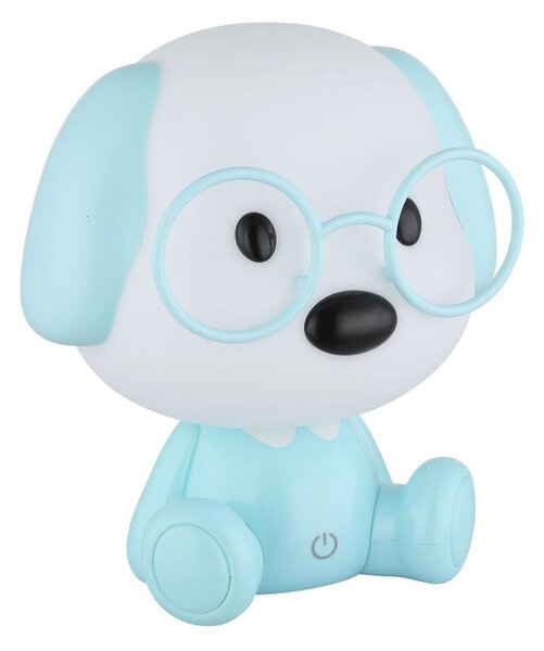 Globo 21761B - LED детска нощна лампа PUPPY 1W/5V 500 mAh синя