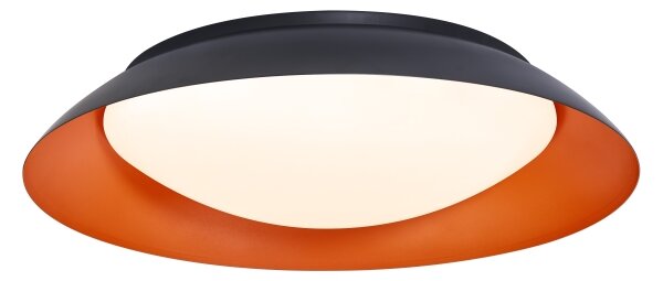 Osram - димируем LED таванен плафон ORBIS PLATE LED/45W/230V Ø48cm оранжев/черен