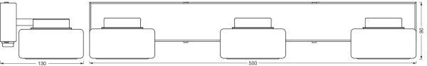 Osram - LED стенен осветител за баня ORBIS FLAME 3xLED/5,5W/230V IP44 бяло