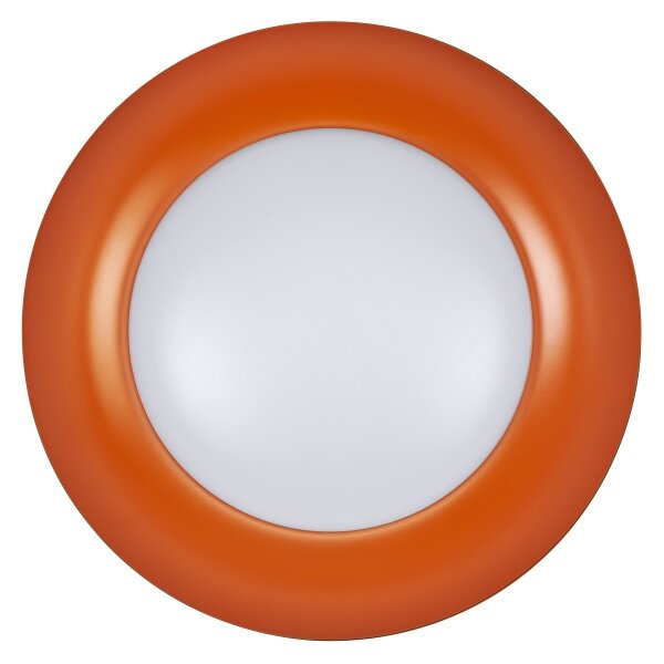 Osram - димируем LED плафон ORBIS PLATE LED/19W/230V Ø31 см оранжев/черен