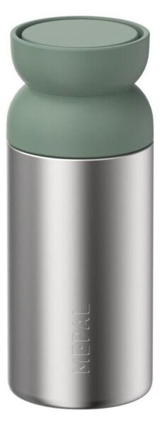 Термочаша от неръждаема стомана в сребрист цвят/светлозелена 350 ml Ellipse – Mepal