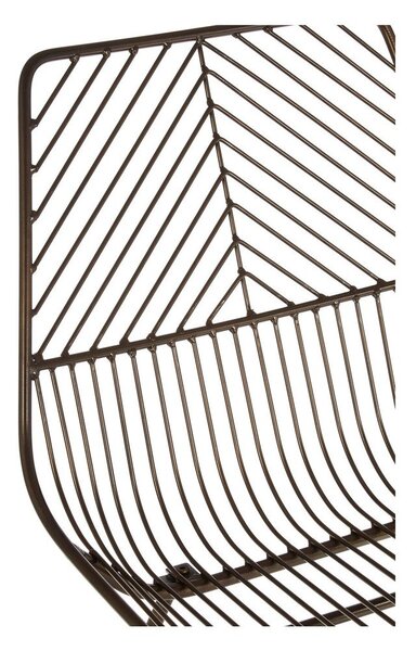 Метален трапезен стол в бронзов цвят District – Premier Housewares