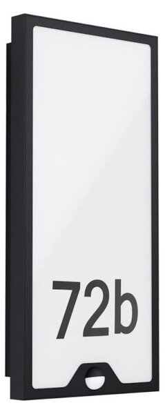 Eglo 780421 - LED осветление за номер на къщата със сензор CASAZZA LED/16W/230V IP44