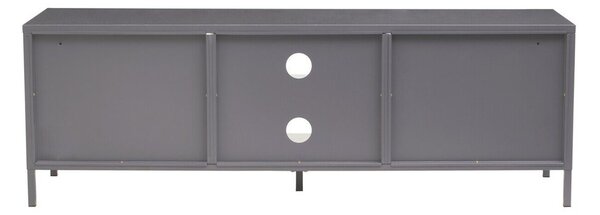 Сива стоманена маса за телевизор 150x50x45 cm Acier – Premier Housewares