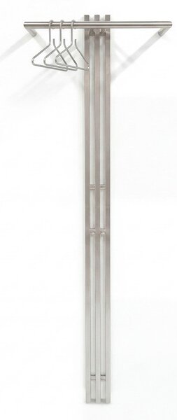 Стоманена стенна закачалка в сребрист цвят 65 cm Senza – Spinder Design