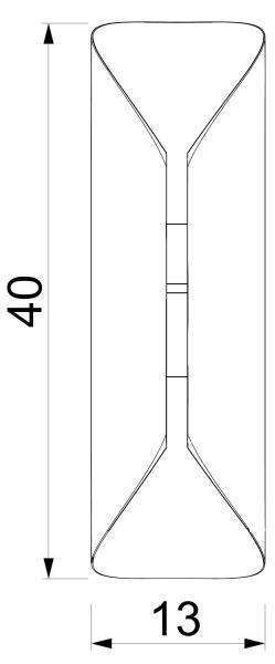 Стенно осветително тяло BARBOS 2xG9/8W/230V кафяво