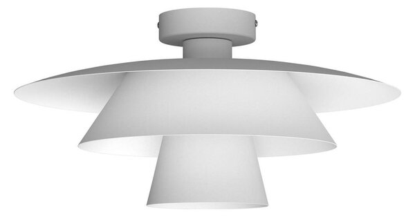Плафон PLATO 1xE27/15W/230V, Ø 32 см, бял