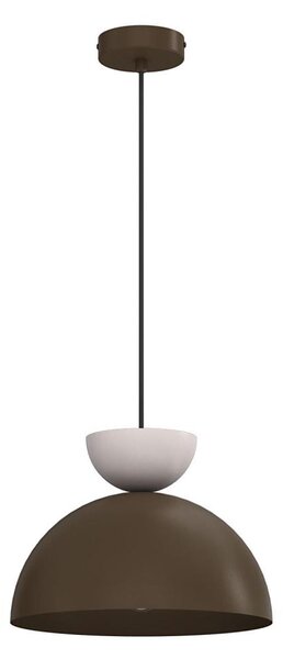 Полилей на кабел NEVIS 1xE27/15W/230V Ø 29 см кафяв