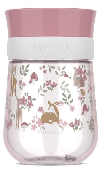Светлорозова пластмасова детска чаша 300 ml Fairy Garden by Little Dutch – Mepal