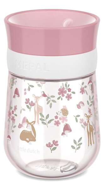 Светлорозова пластмасова детска чаша 300 ml Fairy Garden by Little Dutch – Mepal