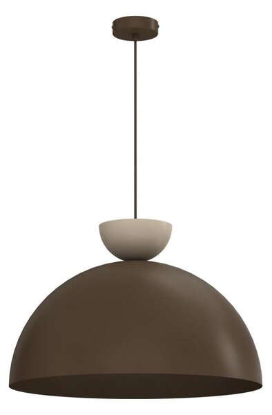 Полилей на кабел NEVIS 1xE27/15W/230V Ø 50 cm кафяв