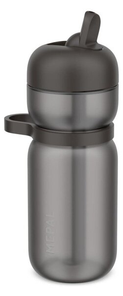 Антрацитна пластмасова бутилка 600 ml Active – Mepal