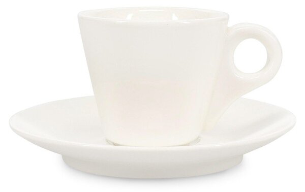 Бяла порцеланова чаша за еспресо 80 ml Barista – BonBistro