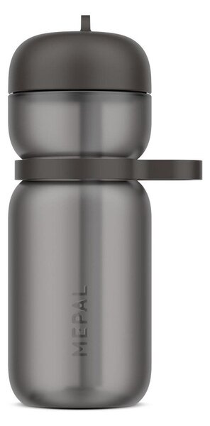 Антрацитна пластмасова бутилка 600 ml Active – Mepal