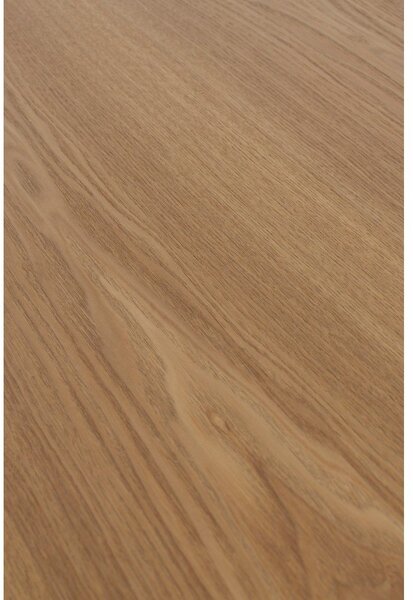 Кръгла трапезна маса от декор от дъб ø 120 cm Laurent – White Label