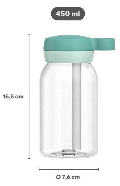 Розова пластмасова детска бутилка 450 ml Fairy Wonders by Little Dutch – Mepal