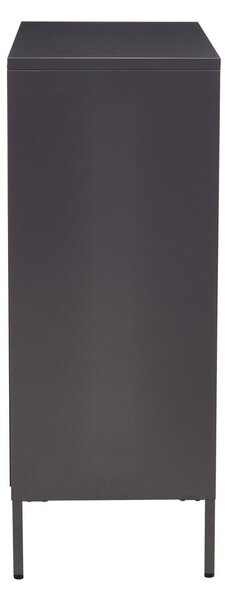 Сива стоманена витрина 80x102x40 cm Acier – Premier Housewares