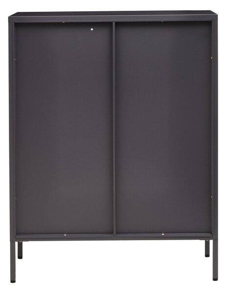 Сива стоманена витрина 80x102x40 cm Acier – Premier Housewares