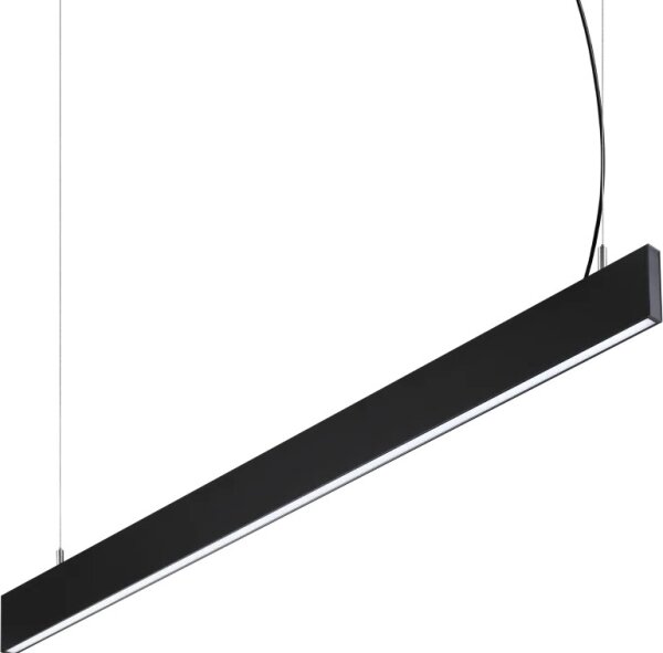 Ideal Lux - LED полилей на кабел STEEL LED/29W/230V 3000K CRI 90 120 cm черен