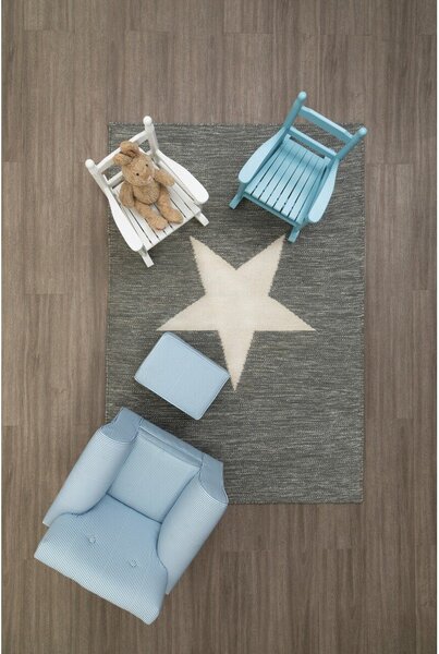 Син детски стол от масивна топола – Premier Housewares