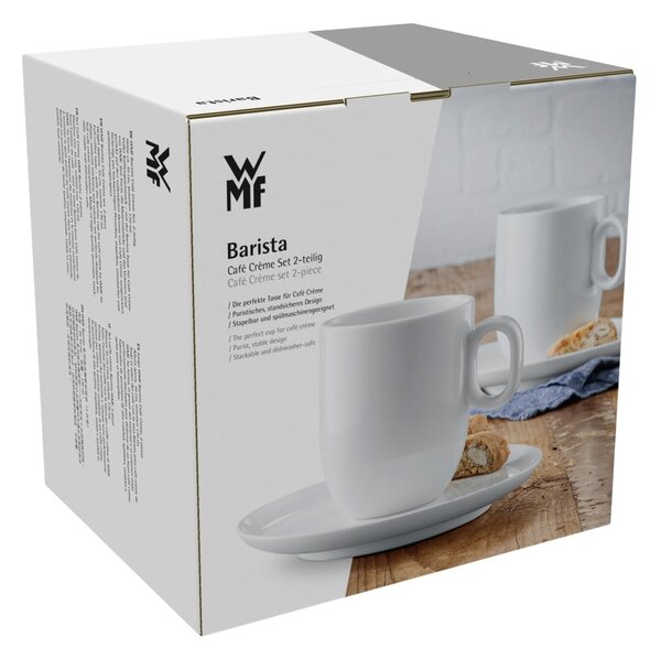 Бели порцеланови чаши за еспресо в комплект от 2 броя 170 ml Barista - WMF